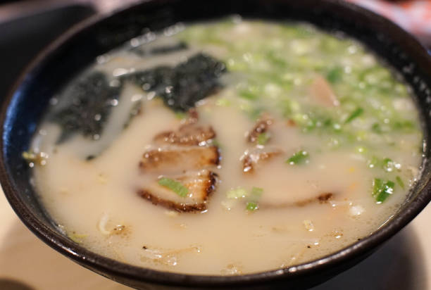 istock Ramen noodles in a miso soup broth 930194426