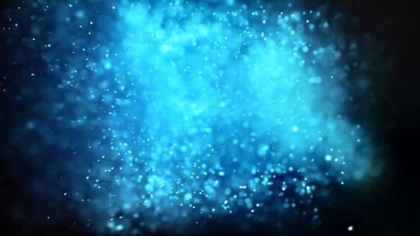 istock Defocused Image Of Illuminated Lights Against Black Background 930212900