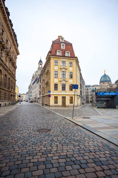 istock Old beautiful houses in Dresden, Saxony, Germany 930217138