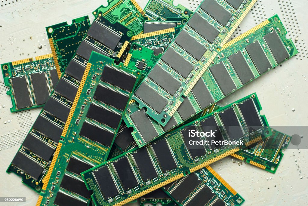 Ram Memory Stack Stack Of Ram Memory Modules Stock Photo - Download Image Now - iStock