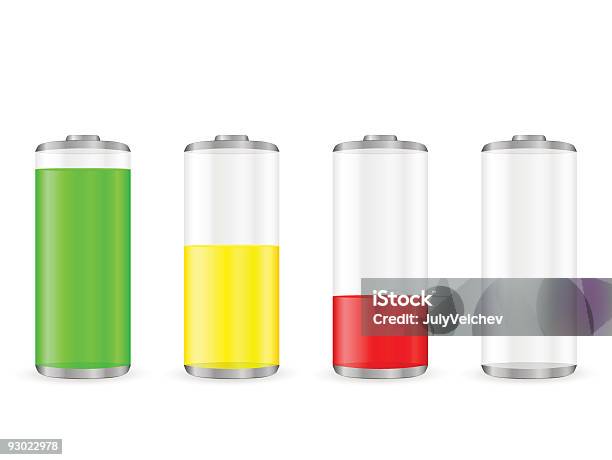 Battery Stock Illustration - Download Image Now - Battery, Color Image, Computer Graphic