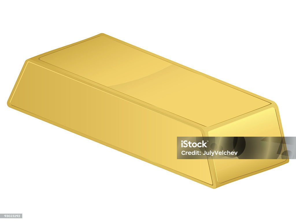 gold bar - clipart vectoriel de En métal libre de droits