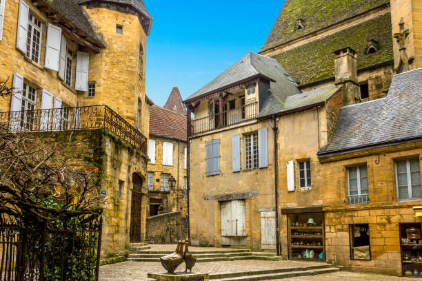 Sarlat stock photo