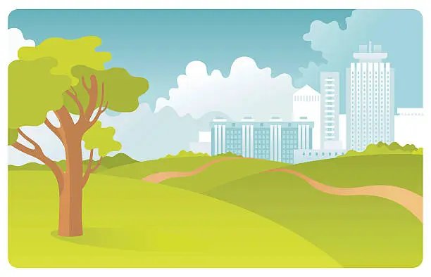 Vector illustration of Urban landscape