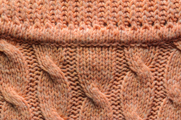istock Texture of a Red Knitted Sweater 930242678