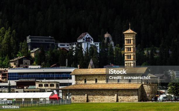 Roman Catholic Church St Charles In St Moritzbad In Summer Stock Photo - Download Image Now