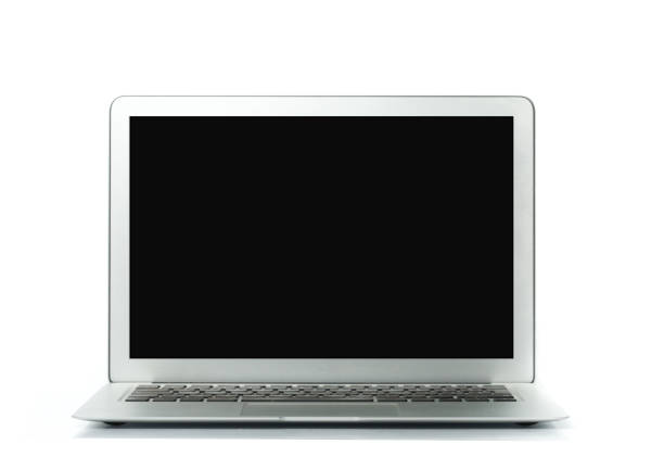 istock Close-Up Of Laptop Against White Background 930261002