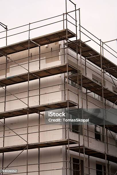 Insulation On Building Stock Photo - Download Image Now - Building - Activity, Building Exterior, Built Structure