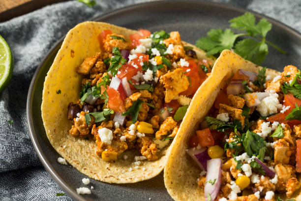 istock Healthy Homemade Sofritas Tofu Tacos 930268212