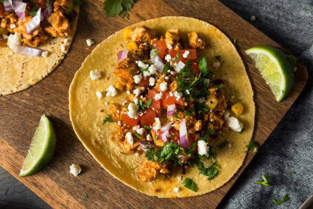istock Healthy Homemade Sofritas Tofu Tacos 930268486