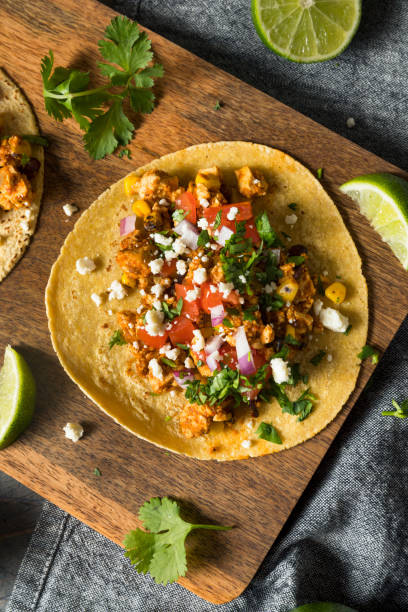 istock Healthy Homemade Sofritas Tofu Tacos 930271056