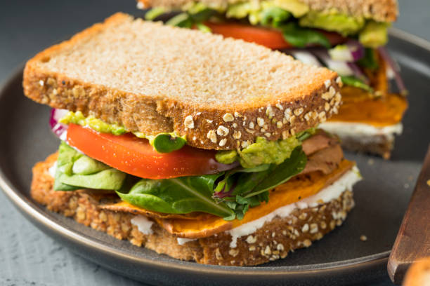 istock Healthy Homemade Vegetarian Veggie Sandwich 930281284