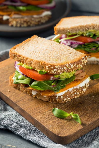 istock Healthy Homemade Vegetarian Veggie Sandwich 930281950