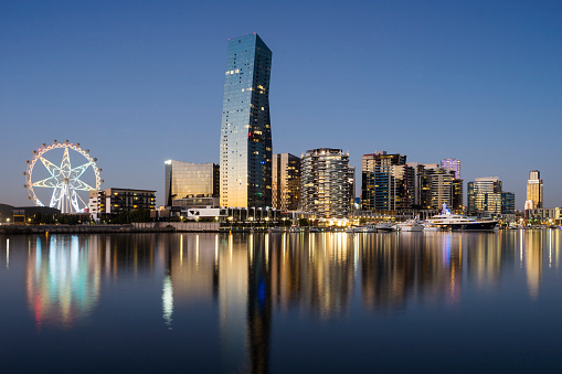 New apartments in Docklands, Melbourne.