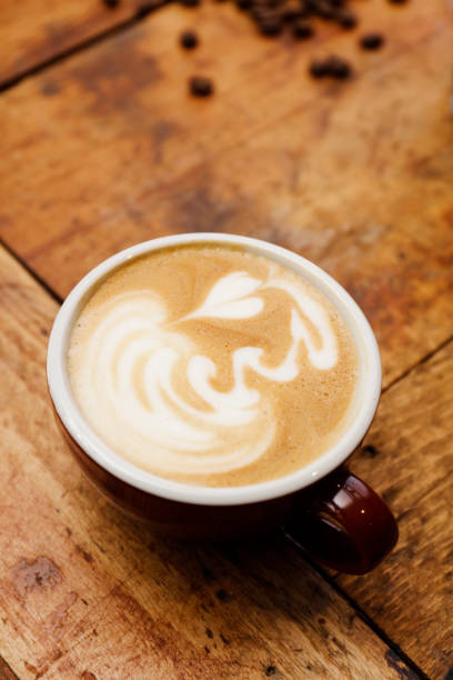 istock Art latte a cup of hot coffee 930288004