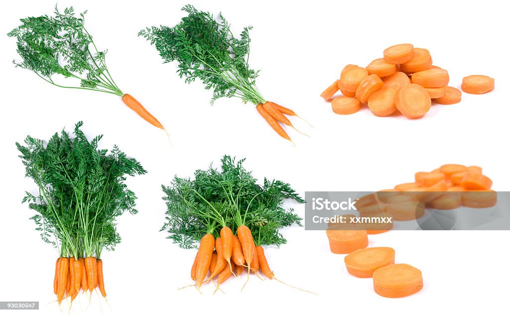 Coleção de cenoura - Foto de stock de Alimentação Saudável royalty-free