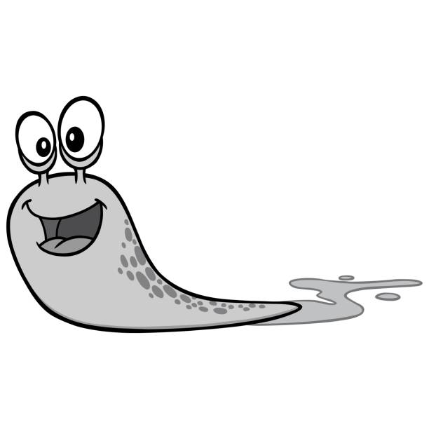 illustrations, cliparts, dessins animés et icônes de illustration de la limace - slug bacterium monster virus