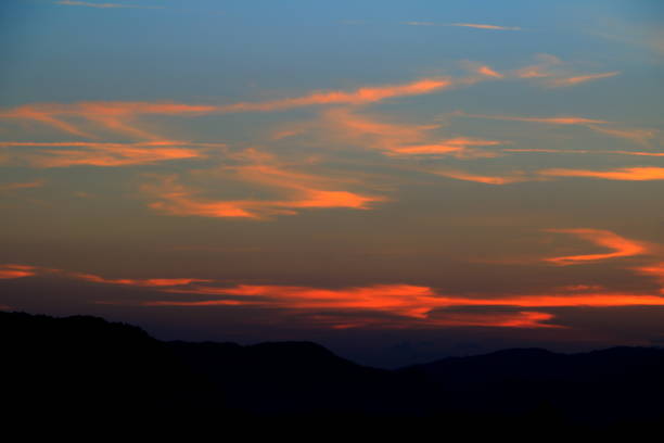 istock sunset beautiful colorful landscape in blue sky evening nature twilight time 930334372