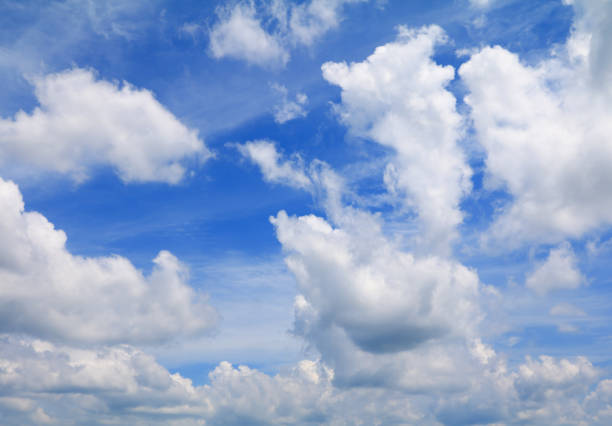 istock blue sky with rain cloud art of nature beautiful and copy space for add text 930339468