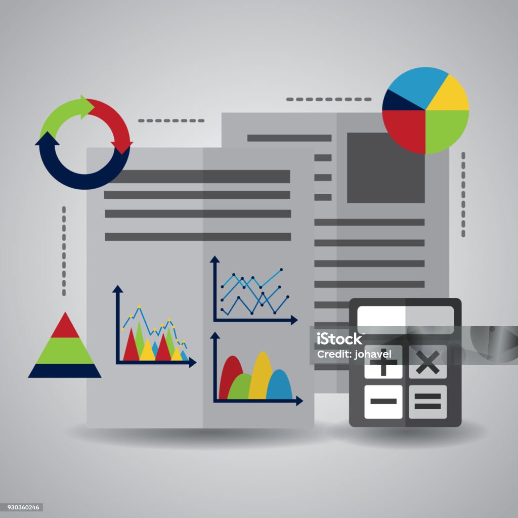 Statistics Data Analysis Business Stock Illustration - Download Image ...