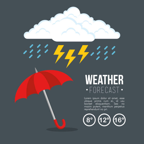 ilustraciones, imágenes clip art, dibujos animados e iconos de stock de previsión de lluvia - weather cloud window rain
