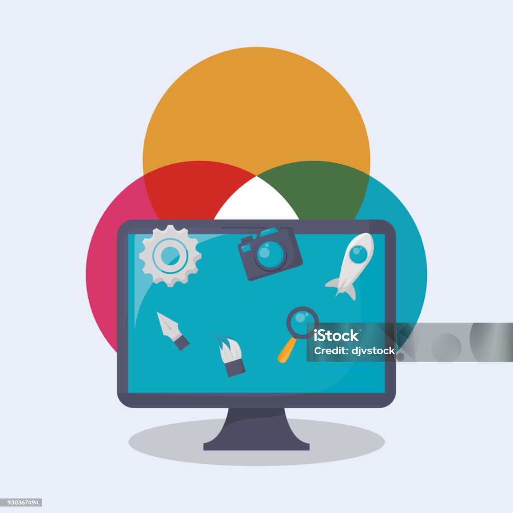 Design Process Stock Image Creative Process Design Stock Illustration - Download Image Now - Black ...