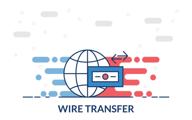 ilustrações, clipart, desenhos animados e ícones de ícone de transferência de fio - wire