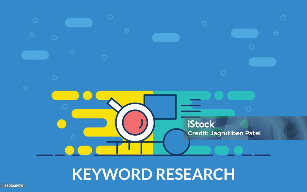 keyword research icon Dictionary stock vector