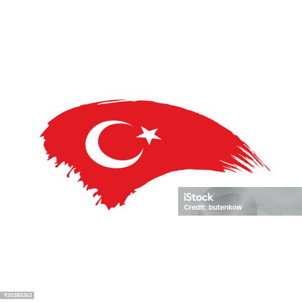 Türkei Flagge Vektorillustration Stock Vektor Art und mehr Bilder von Türkei Flagge Vektorillustration Stock Vektor Art und mehr Bilder von