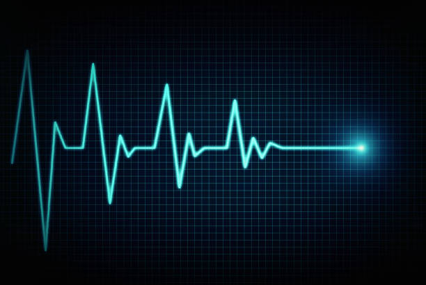 Heart beat line end of life Heart beat line end of life electrocardiography photos stock pictures, royalty-free photos & images