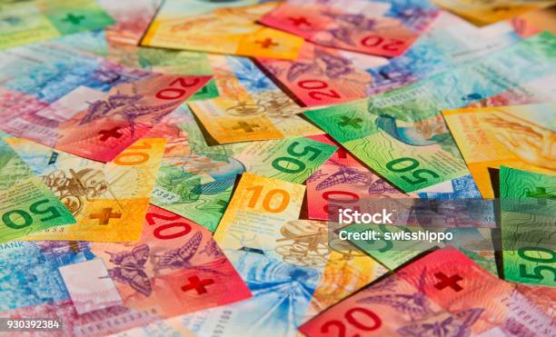 Swiss Francs Stock Photo - Download Image Now - Swiss Currency, Switzerland, Paper Currency