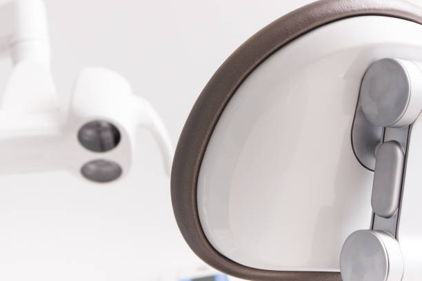 istock Dental chair and lamp used by dentists 930392938
