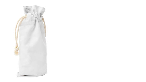istock White cotton bag Isolated on white background. copy space, template 930406692