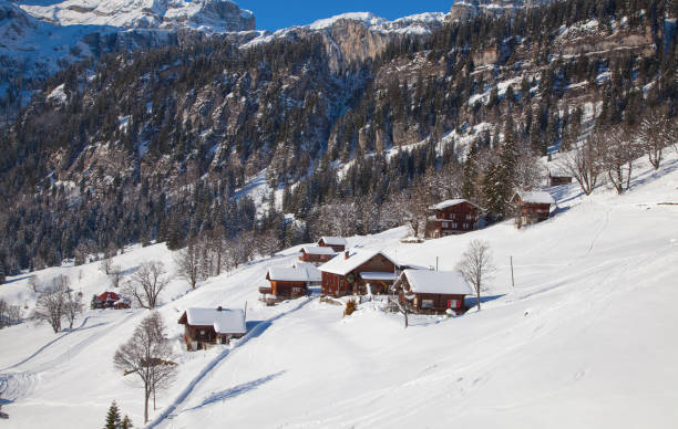 istock Winter holiday house 930424356