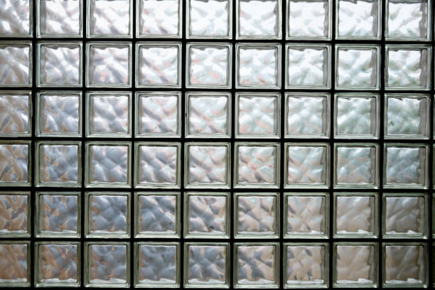 istock Pattern of glass block wall, glass block wall background 930432228