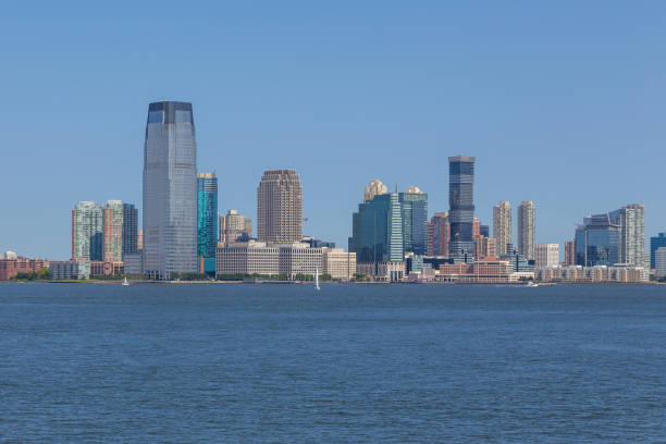 istock Panoramic view of New Jersey city skyline. 930453236