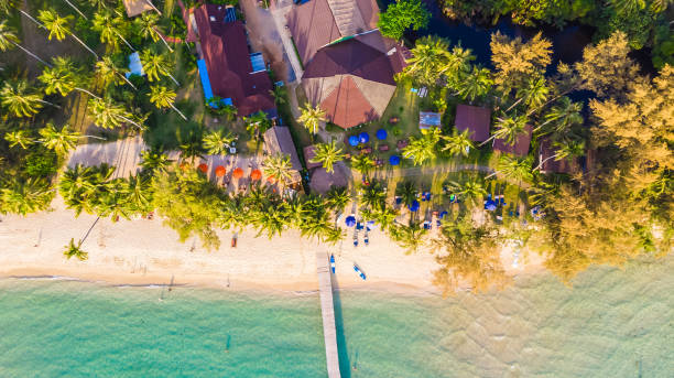 istock Aerial view with sea and beach 930453608