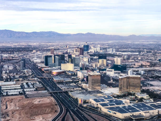 istock Aerial view on Las Vegas, Nevada, USA 930454208