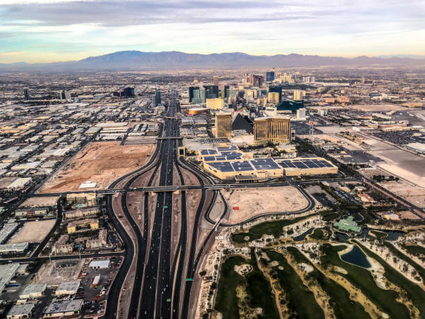 istock Aerial view on Las Vegas, Nevada, USA 930454212