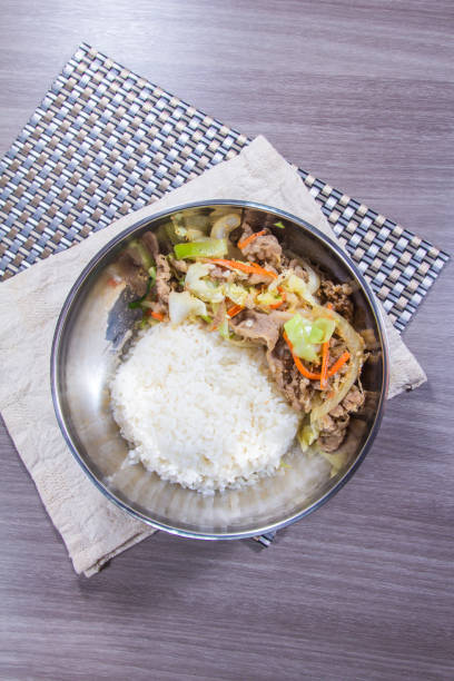 istock rice with meat and other ingredients 930454470