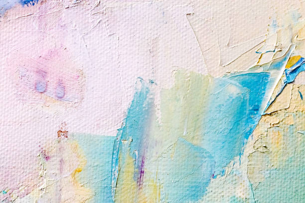 istock white canvas with blue and yellow brush strokes 930455316