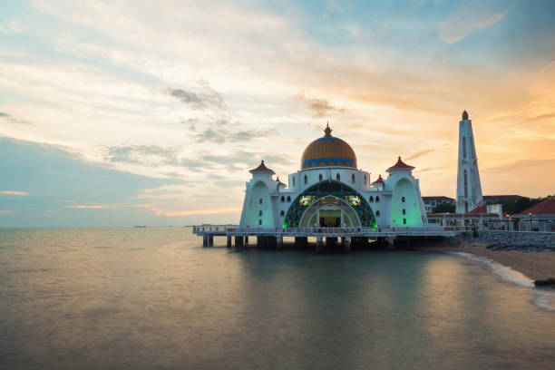 istock Malacca straits mosque (Selat Melaka Mosque) is a Mosque located on Malacca Island near in Malacca state, Malaysia. 930462098