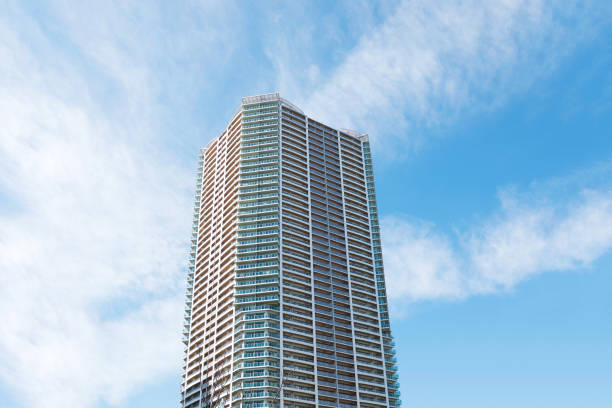 landscape of high rise apartment
