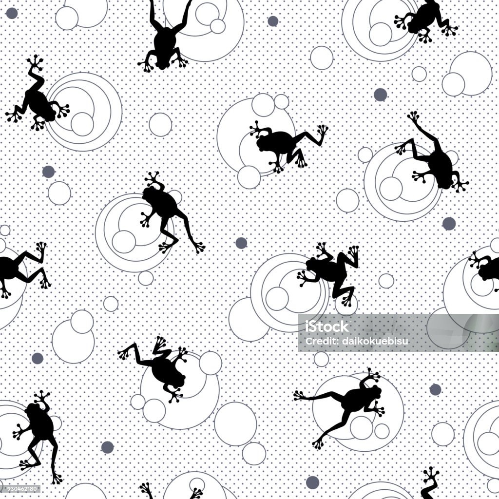 Frog Vector Patterns Frog Illustration Pattern Stock Illustration - Download Image Now ...