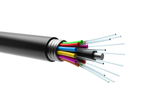 Cable de fibra óptica photo