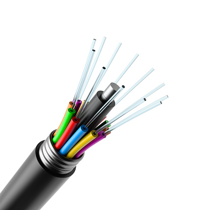 Cable de fibra óptica photo