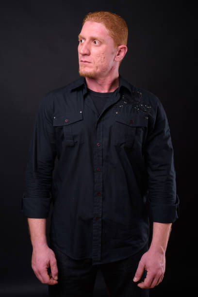 Muscular Man With Orange Hair