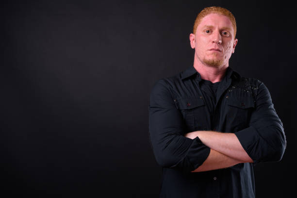 istock Muscular Man With Orange Hair 930470872