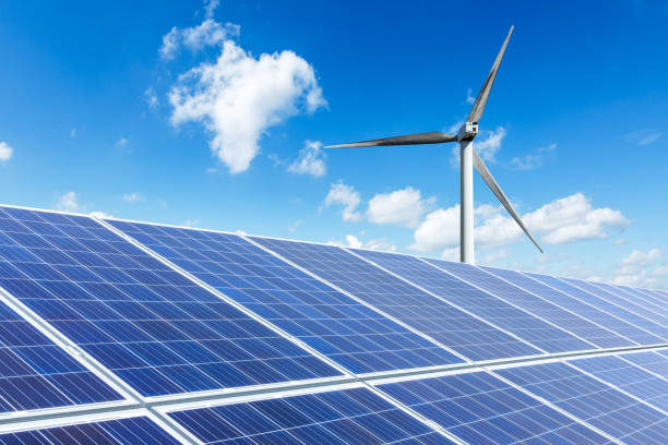 istock solar panels and wind turbine landscape 930471916