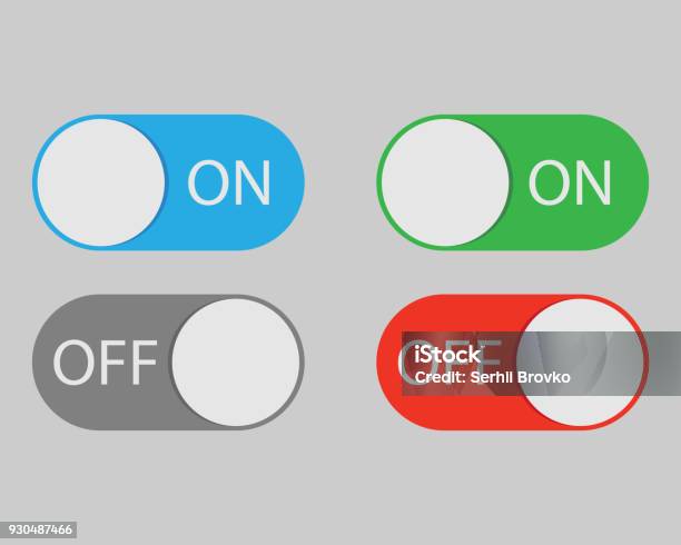 オンとオフをスイッチ切り替え分離 Onbackgroundベクトルの図 - GUIのベクターアート素材や画像を多数ご用意 - GUI, アイコン, アイコンセット